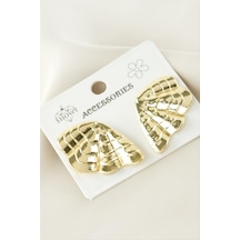 Gld-spt- Çiçek Metal Küpe - Gümüş Rengi 66726009