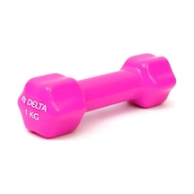 1 Kg X 1 Adet Deluxe Pvc Kaplama Fuşya Demir Dambıl