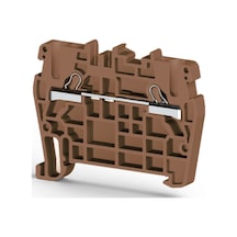 Klemsan 307108rp Pyk 2,5 Kahve Pratik Yay Baskılı Ray 100 Ad