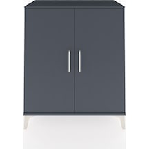 Hyperion Şifonyer 2 Raflı 2 Kapaklı 88x44x106 Antrasit-antrasit Antrasit