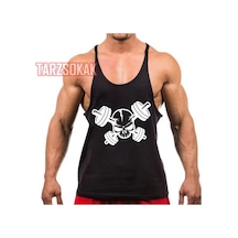 Tarzsokak Gym Tank Top Fitness Sporcu Atleti Gym6 Siyah