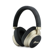 Guess Lisanslı ENC PU 4G Desenli Metal Yazı Logolu Bluetooth 5.4 Kulak Üstü Kulaklık