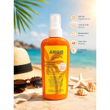 Angıe Sun Spf 50 Yüksek Korumalı Vücut Güneş Kremi 200 Ml