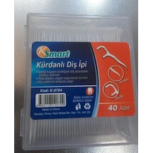 K Smart K-0704 Kürdanlı Diş İpi 40'lı