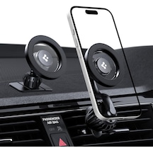 Mag Fit Mtf13-1 2in1 Magsafe Uyumlu Araç İçi Torpido Ve Havalandırma Telefon Tutucu Uzun Black - Acp08319 2 Mixed