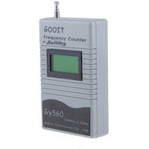 Gy-560 Taşınabilir El Tipi Interkom Frekans Ölçer Sayacı Dcs Radyo Sinyal Frekans Test Cihazı - Gri