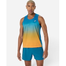 Asics Road Fade Sınglet Erkek Mavi Atlet 2011d522-400