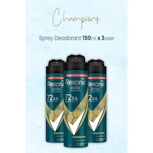 Rexona Men 72 Saat Champions Erkek Sprey Deodorant 3 x 150 ML