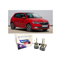 Skoda Fabia Kısa Far Ampulü H7 Mono Yeni Seri Beyaz 2014-2021