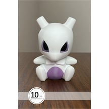 Pokemon Chibi Stili Mewtwo Masa Figürü 10cm Pokemon Koleksiyon İçin Figür / Oyuncak