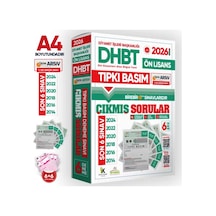 2026 Kpss-dhbt Ön Lisans ÖSYM Çıkmış Soru Tıpkı Basım 6lı Kitapçık Türkiye Geneli Deneme Paketi