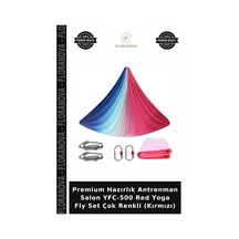 Premium Hazırlık Antrenman Salon Yfc-500 Red Yoga Fly Set Çok Renkli Kırmızı
