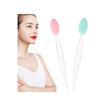 Silikon Dudak Fırçalayın Fırça Dudak Scrubber Aracı Dudak Exfoliator Fırça Peeling Dudak Fırçalama Aracı Koyu