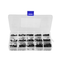 480 Adet Siyah Altıgen Vida Seti Kaiyi Standart