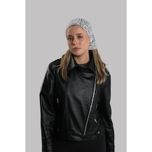 Siyah Pratik Hazır Geçmeli Buff Bandana Sandy Desenli Boru Bone 2418 01