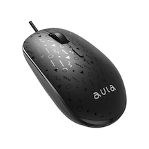 Am106 1000-1600-2000 Dpı Usb Kablolu Optik Mouse, Siyah