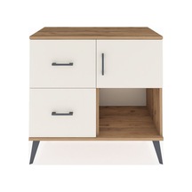 Hyperion Şifonyer Tek Raflı 2 Çekmeceli Tek Kapaklı 88x44x80 Çam-aytaşı Aytaşı