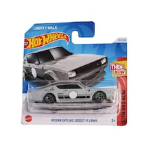 Hot Wheels Nissan Skyline 2000gt-r Lbwk - Hw Then And Now Gri 1/64 Diecast Model Araba Çok Renkli