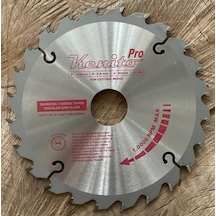 Kenito 165mm Elmas Testere Ahşap Mdf Sunta Kesici Göbek 16-20-30mm