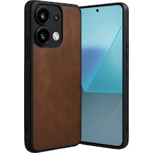 Flzdgnkr Newface Xiaomi Redmi Note 13 4g Kılıf Aras Deri Kapak - Taba