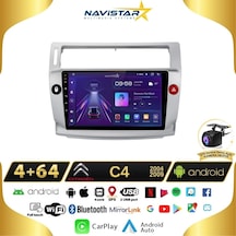 Citroen C4 2004 - 2009 Model 4gb + 64gb Android 13 Kablosuz Carp