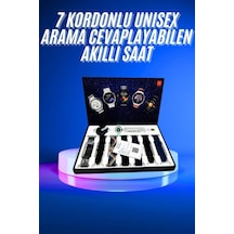 Akıllı Saat Çoklu Kordon Seçenekli Dokunmatik Ekran Nabız Sensörlü - Lisinya