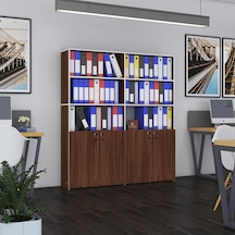 Kenzlife Klasör Dolabı Kilitli Ilgar Cvz 175 160 30 Klasörlük Kitaplık Ofis Arkalıksız Çok Renkli