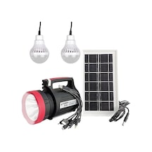 10 Watt 22 Smd Ledli Solar Panelli 3 Ampullü Usb-mp3-radyo Destekli Solar Fener Yj-1908tsyk Belirtilmemiş