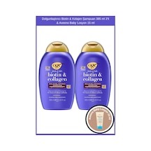 Ogx Dolgunlaştırıcı Biotin & Kolajen Şampuan 2 x 385 ML + Aveeno Baby Losyon 15 ML