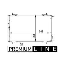 Mahle Ac220000p Klima Radyatörü Kondanser Peugeot P206 98 09 1.1-1.4-1.6-2.0-1.4hdı-1.6hdı 6455.y0-6455.w6-6455.w7-6455.x9 -