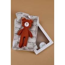 E&f Store Amigurumi Oyuncak - Kiremit Tilki Turuncu