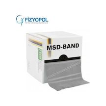 Msd Mvs Band 22.5 Metre Gümüş Gri Egzersiz Pilates Direnç Bandı Gri