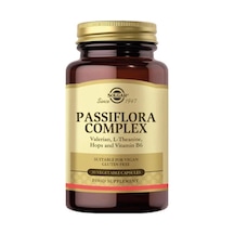 Solgar Passiflora Kompleksi Takviye Edici Gıda 30 Kapsül