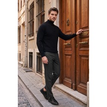 Buratti Normal Bel Regular Fit Düz Paça Pantolon Erkek Pantolon 6843702 Füme