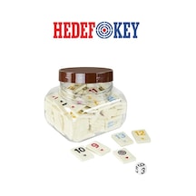 Hedef Okey Taşı Krem Rengi