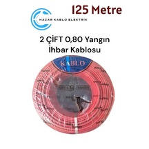 Yeşim Kablo 2x2x0.80 Mm+0.50 Yangın Alarm Kablosu 125 Metre