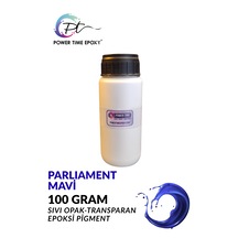 Opak & Transparan Sıvı Pigment Boya 100 Gram / Parliament Mavi / Epoksi Için