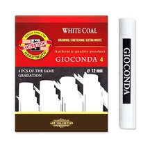 Koh-I-Noor Gioconda White Coal 4Lü Set Medium 8692/3