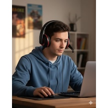 X8 Süper Bass Streo Oyun Oyuncu Kulaklığı Bilgisayar Notebook Laptop Tablet Cep Telefonu Full U