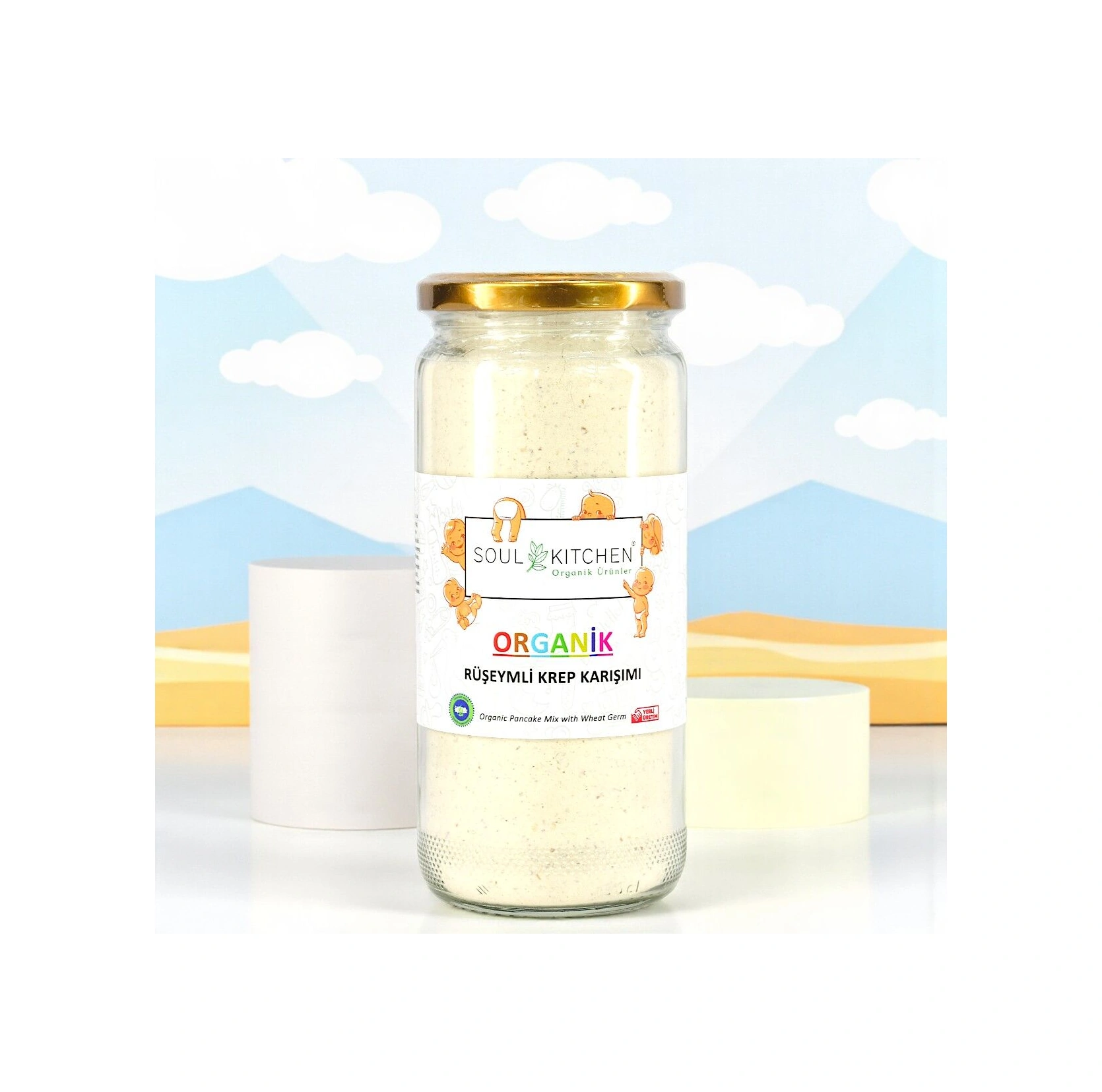Organik Rüşeymli Krep Karışımı 300gr