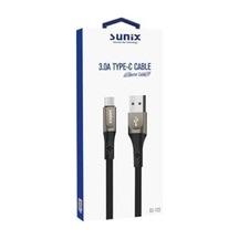 3.0a Usb-a Type-c Örgülü Secret Data Ve Şarj Kablosu Sc-122
