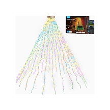 Govee Noel Ağacı Dize Işıkları, Akıllı 480 Led'ler Rgbıc Noel Işıkları, 2m 24 Dize Işıkları İç Mekan, Tatil Dekoru İçin 60+ Sahne Modu, Alexa İle Uyumlu, Yeşil Tel Siyah