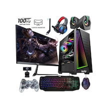 Izoly ST02485 i3-10100F 16 GB 512 GB M.2 NVMe RX580 8 GB 24" Free Dos Masaüstü Oyuncu Bilgisayarı
