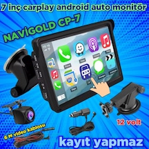Otomobil 7 İnç Dokunmatik Android Auto Carplay Ekran Aux-bt-fm