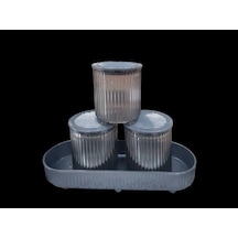 Salta 4 Parça Büyük Mutfak Baharat Seti Emn3120 Barok