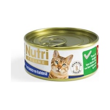 Nutri Feline Ton Balıklı ve Karidesli Konserve Yetişkin Kedi Maması 85 G