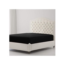 Lastikli%100 Pamuk Penye Çarşaf 120x200 Ara Boy Siyah, Carsaaf120 Çok Renkli
