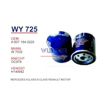 WUNDER WY725 YAĞ FİLTRESİ - MERCEDES A-KLASSE,B KLASSE160 CDI