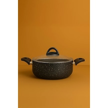 Yunusoğlu Home 24 Cm Granit Tencere 5 Litre, Isınmaz Kulplu