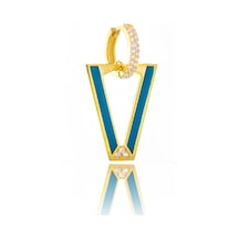 Sea & Sky Gümüş Küpe-333 Gold